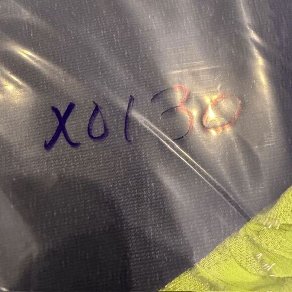 Tory Burch Colorblock Chiffon Skirt Lime with Silver Metallic Detail Size 4 - Picture 14 of 14